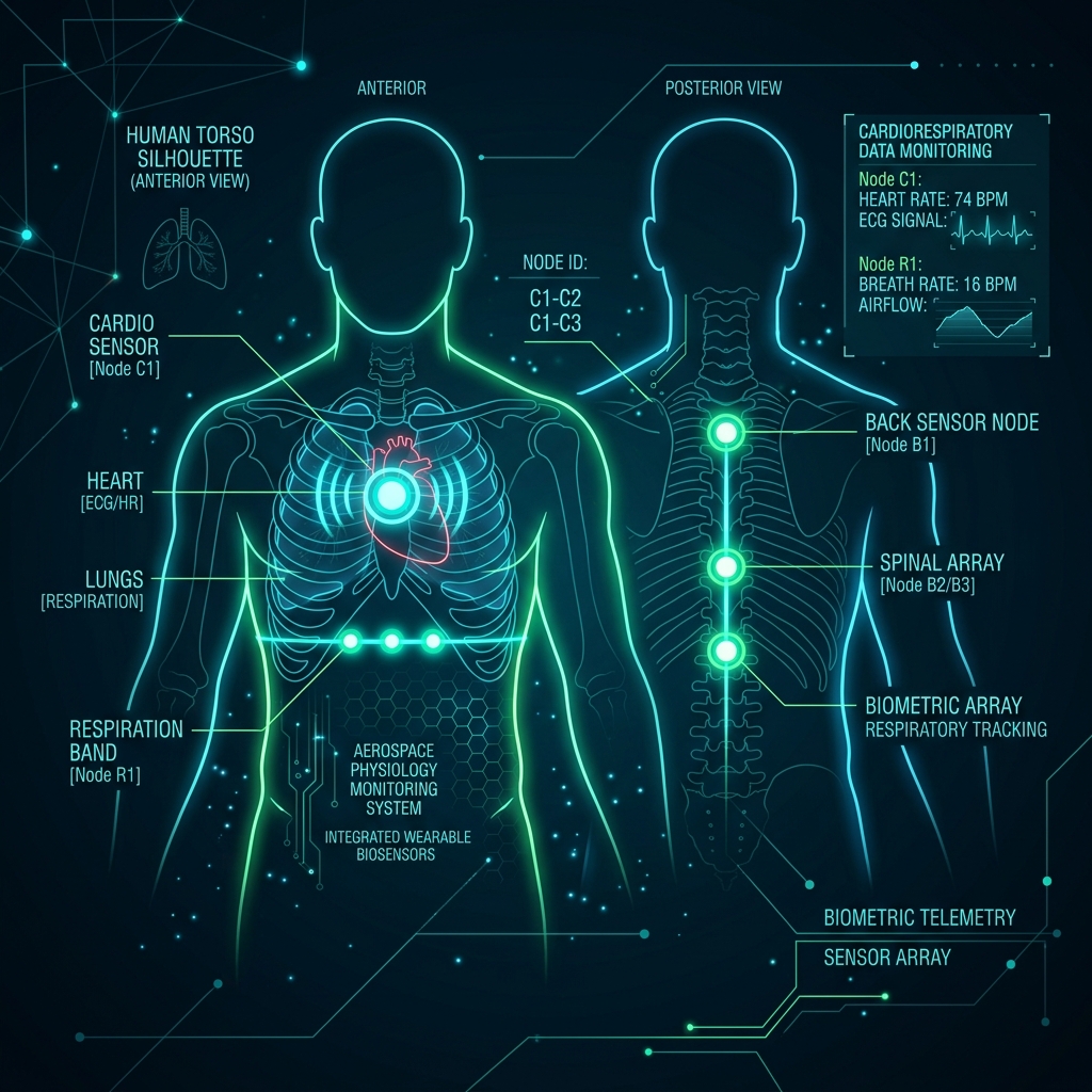 Wearable Sensor Placement Diagram
